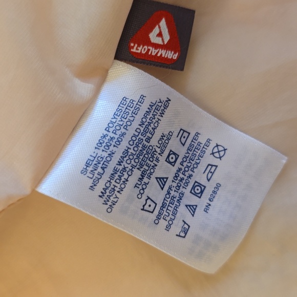 Lands' End Women's Quilted Floral Jacket Lightweight Coat  Ivory Green SZ Medium - Picture 15 of 15